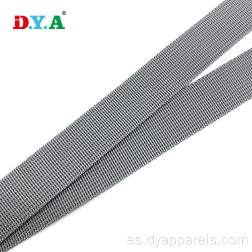 Factory duradera suave de 25 mm gris polipropileno pp correas